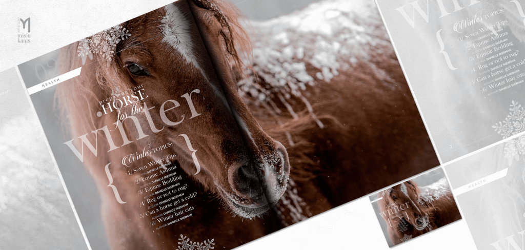 Baroque horse magazine - rozkładówka otwierająca