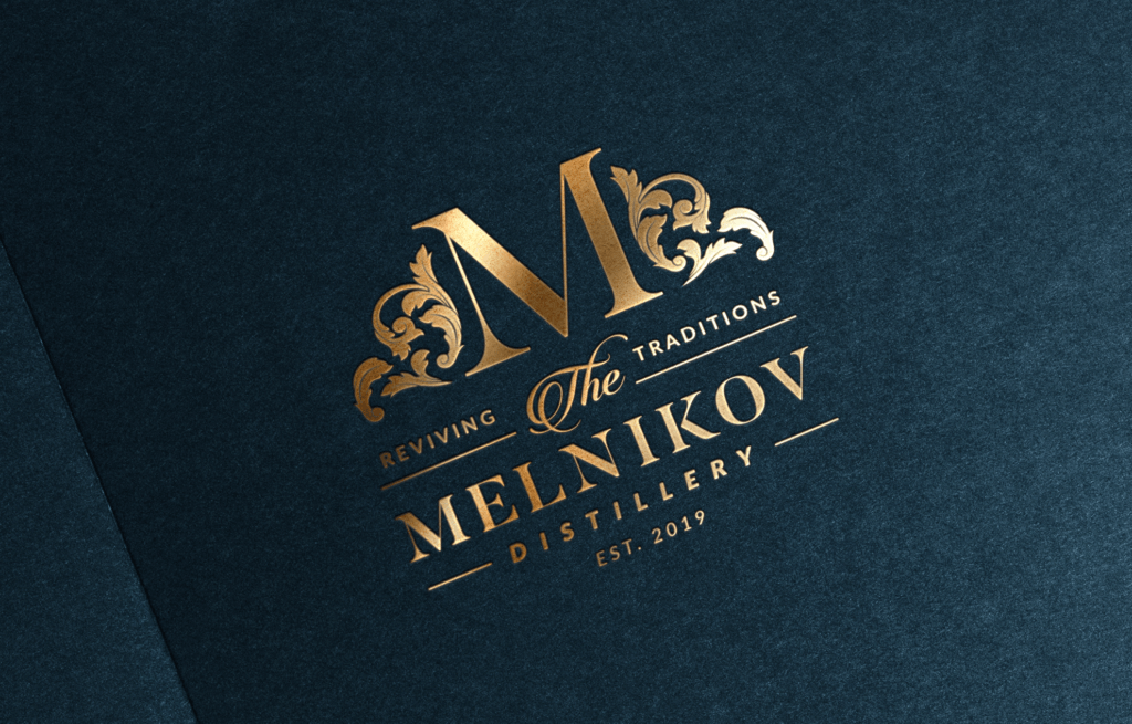The Melnikov Distillery - alternatywna wersja logo