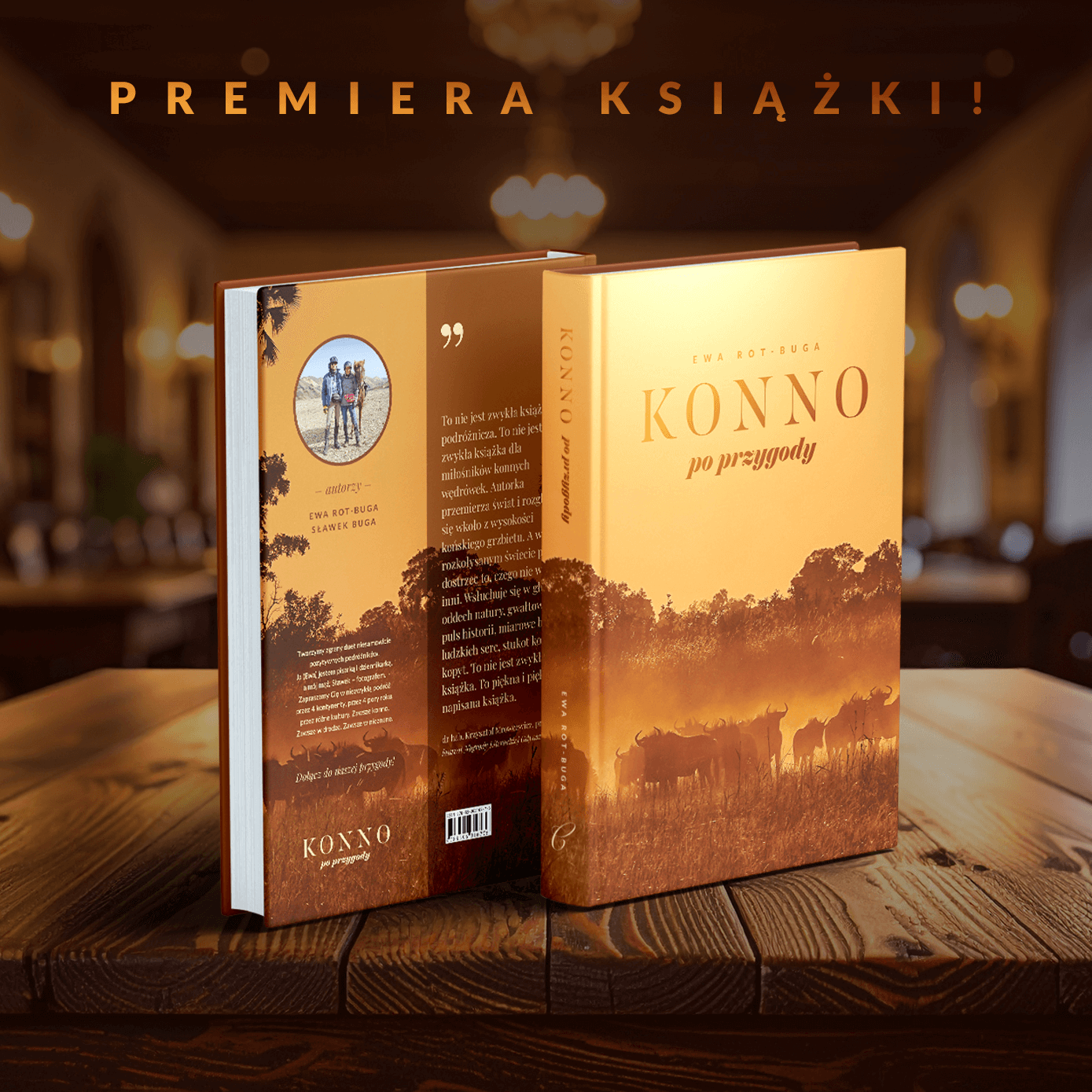 Konno po przygody - post na Facebook, Instagram