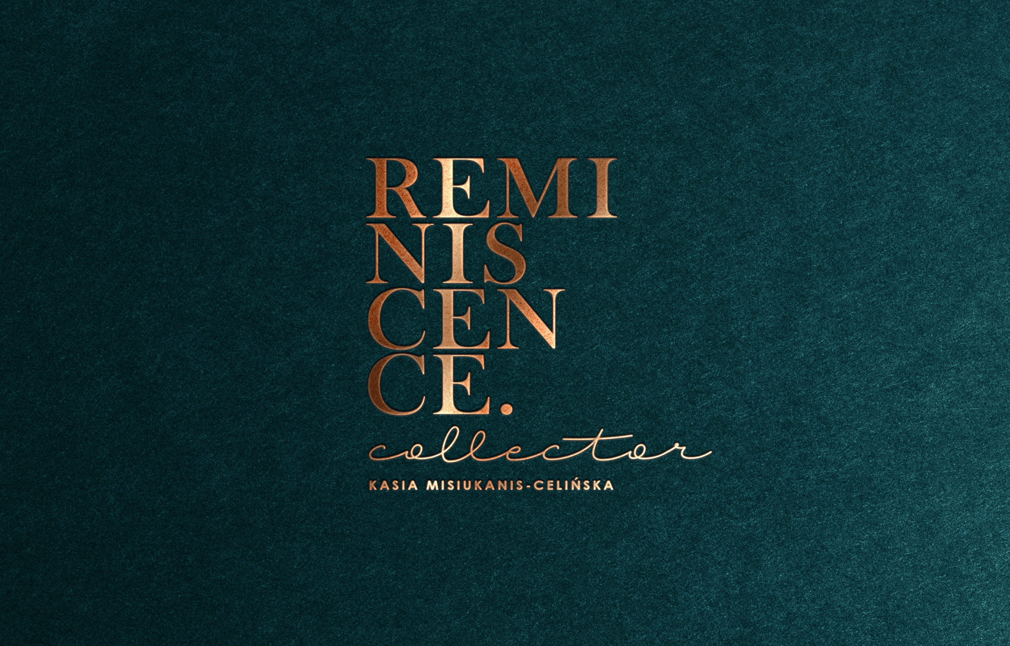 Reminiscence Collector Kasia Misiukanis-Celińska - alternatywna wersja logo