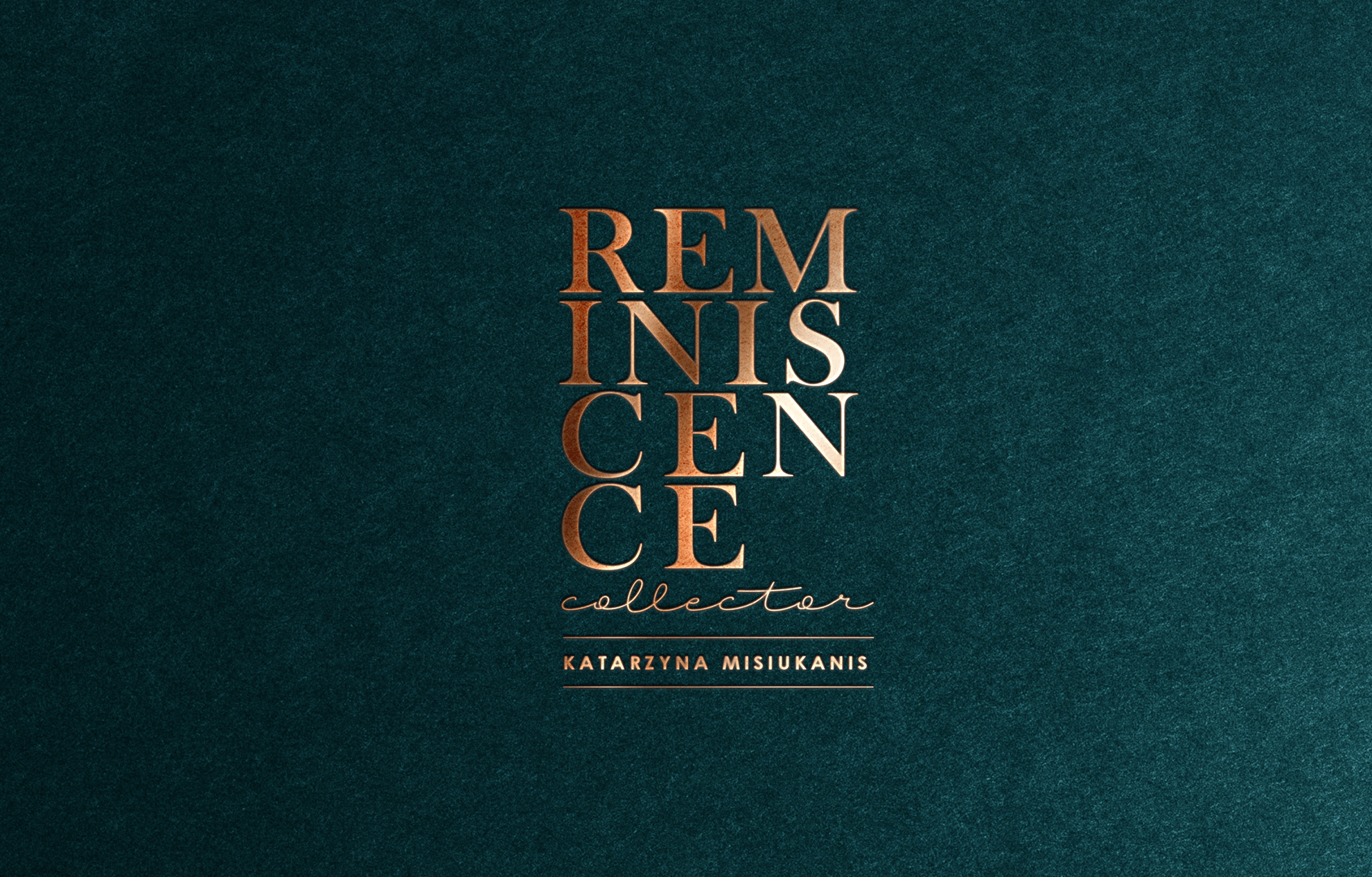 Reminiscence Collector Kasia Misiukanis-Celińska - alternatywna wersja logo