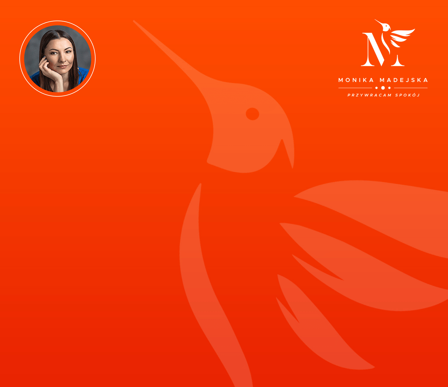 Monika Madejska - szablon do postów na Facebook