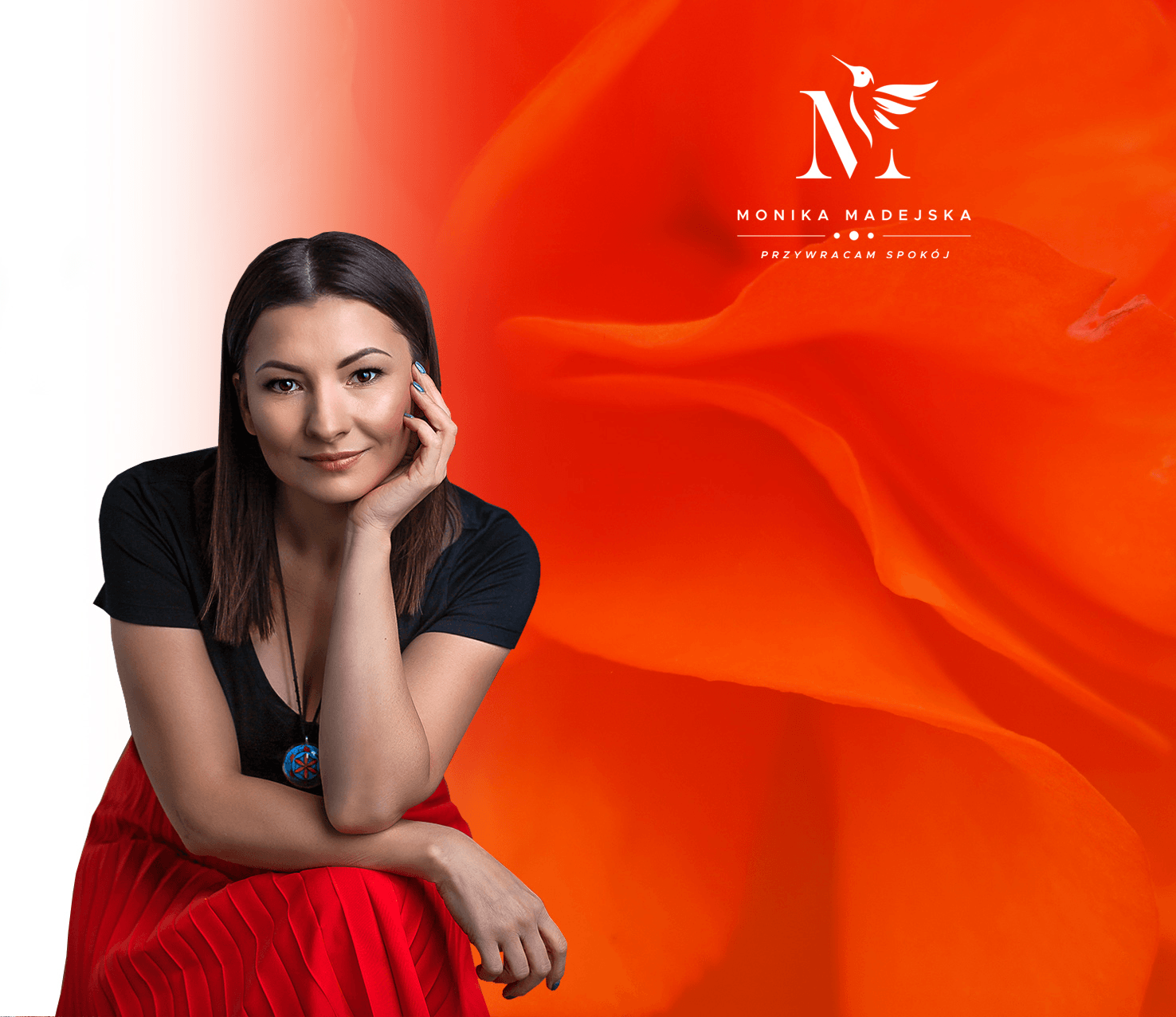 Monika Madejska - szablon do postów na Facebook