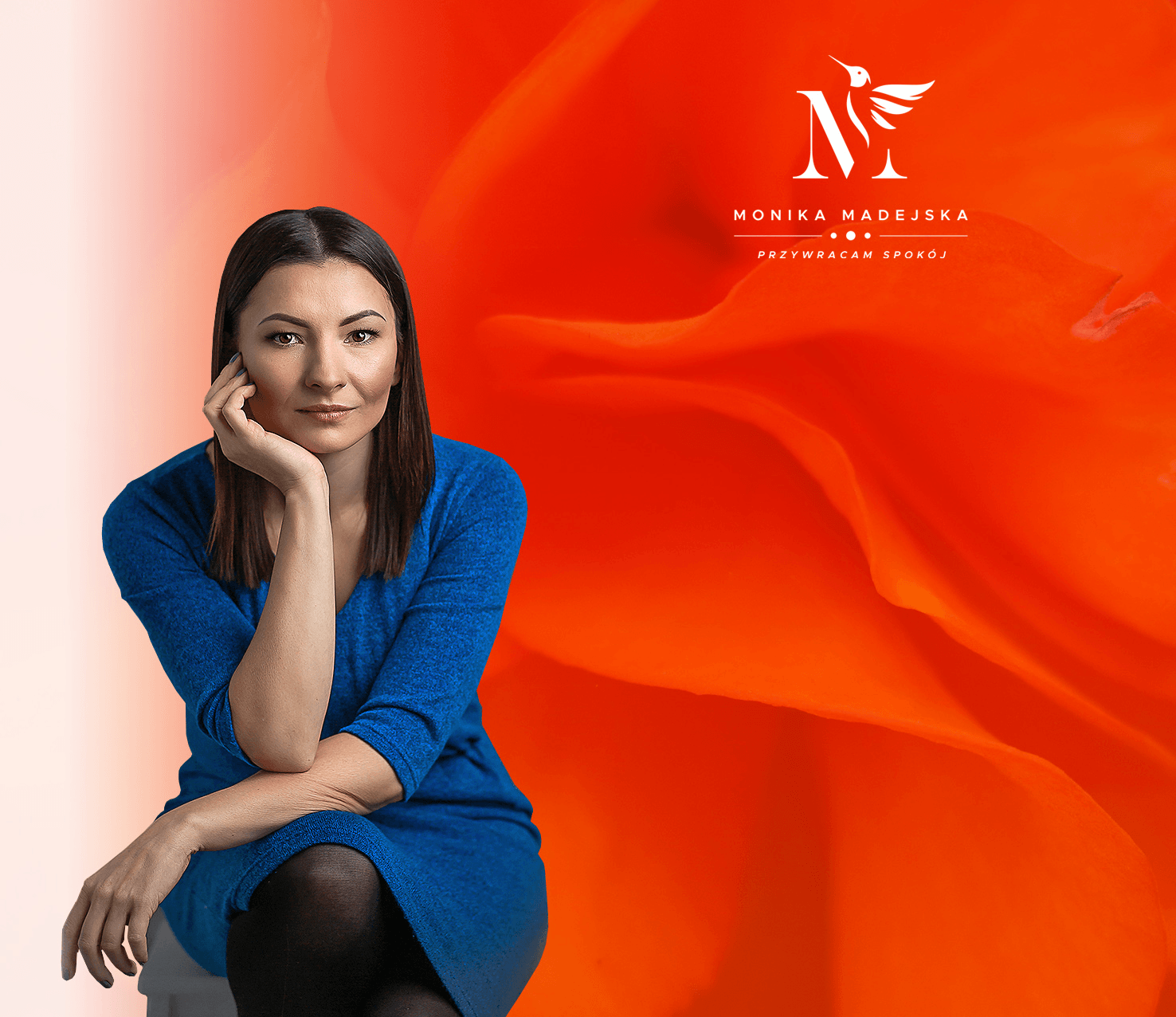 Monika Madejska - szablon do postów na Facebook