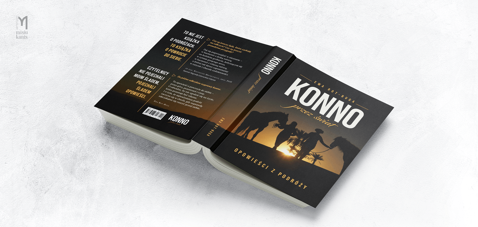 Konno przez świat - okładka książki