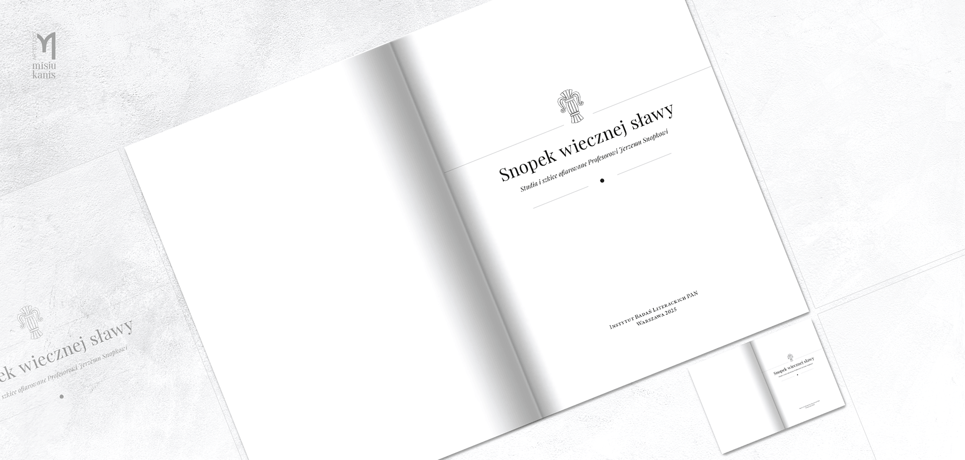 Snopek wiecznej sławy - rozkładówka książki
